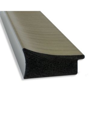 Elegant Brushed Honey on The Door Full Length Mirror, 18.75" x 52.75"