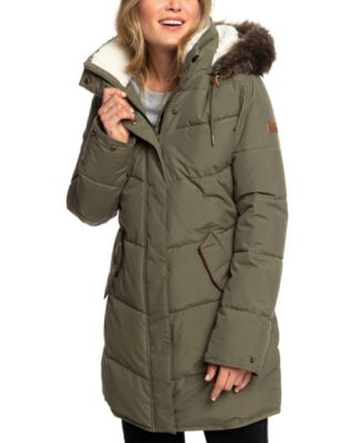 roxy faux fur jacket