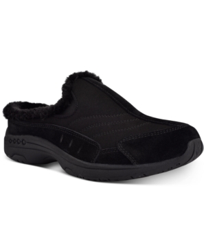 image of Easy Spirit Women-s Travelfuzz Almond Toe Mule Women-s Shoes
