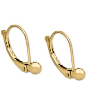 image of Child-s Ball-Detail Hoop Earrings in 14k Gold