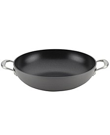 Allure Hard-Anodized Nonstick 12" Wok with Side Handles