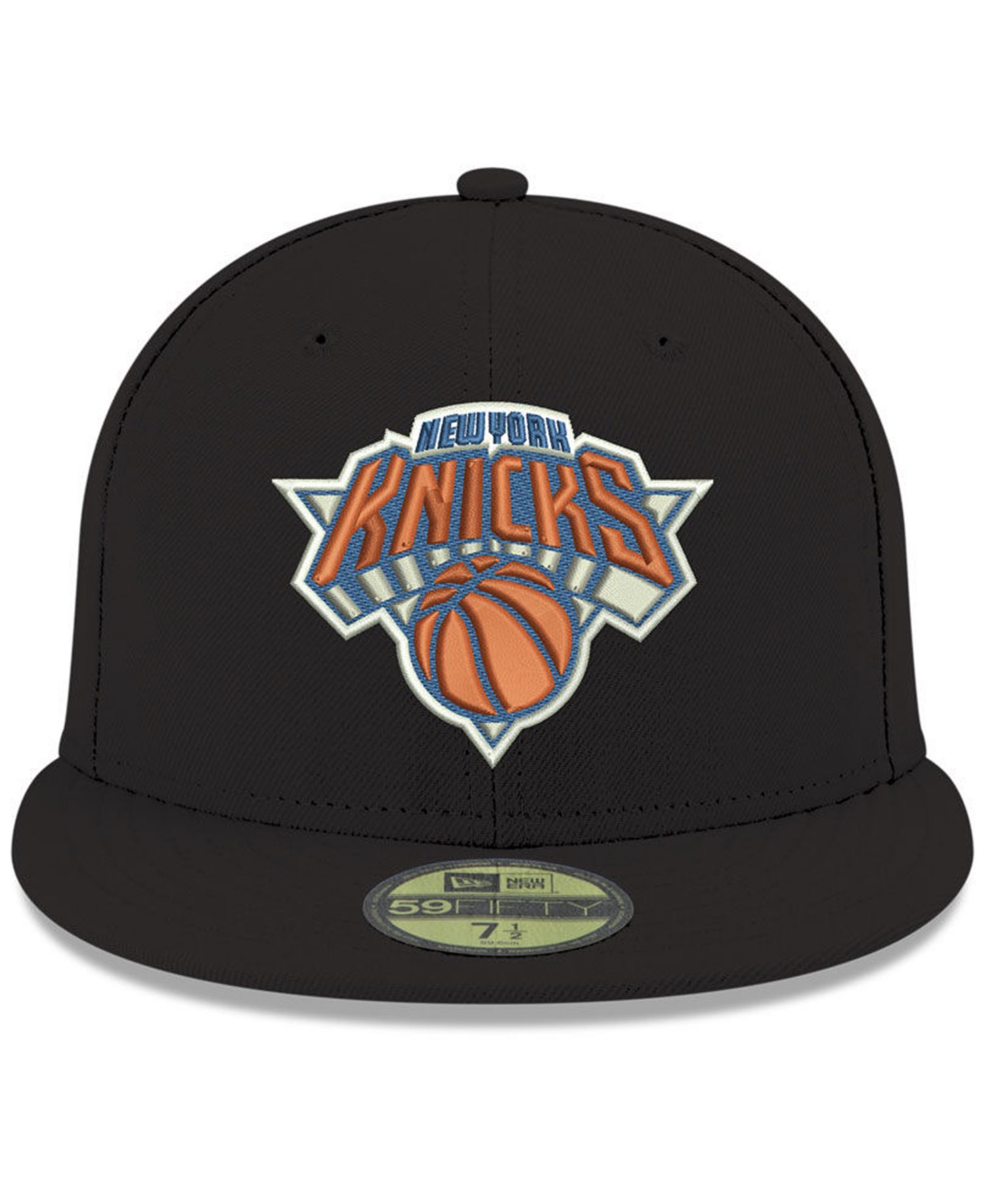 Базовая приталенная кепка New York Knicks Basic 59 размера "FIFTY"