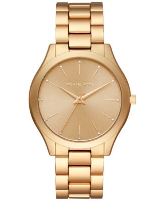 Michael Kors - Women's Slim Runway Sapphire Aluminum Bracelet Watch 42mm