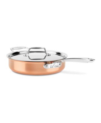 All-Clad - copper 3 quart saute pan