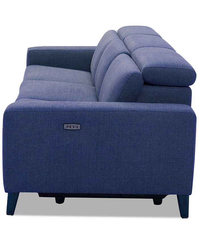 Furniture CLOSEOUT! Sleannah 3Pc. Fabric Sofa with 2 Power Recliners