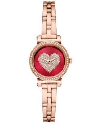 michael kors rose gold watch macys