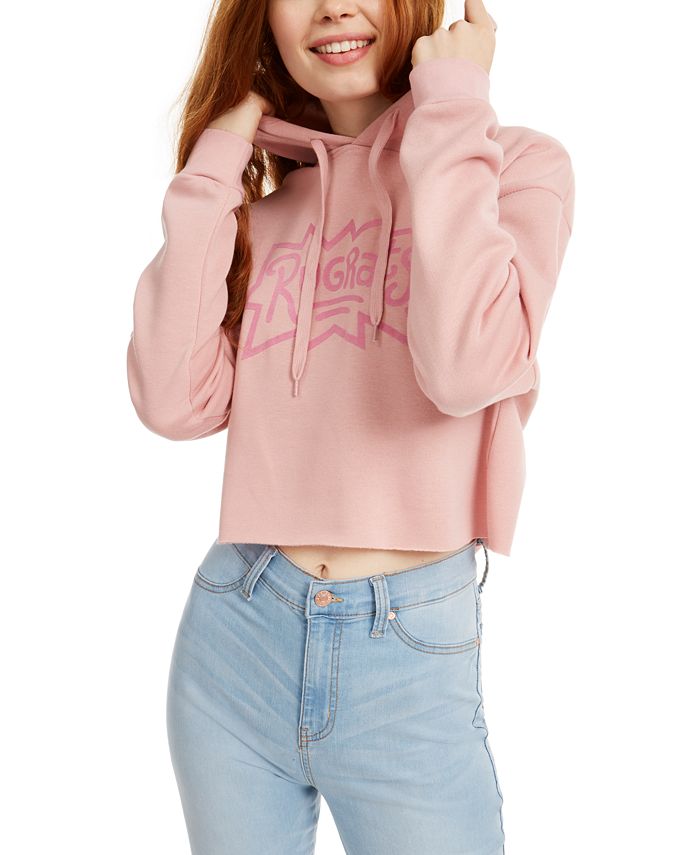 Warner Brothers Juniors Cropped Rugrats Hoodie Macy s