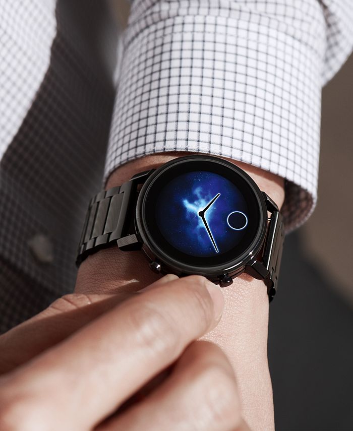 Movado Men's Connect watch designer luxury black