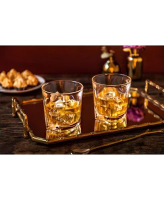 Luna Old Fashioned Whiskey Glasses Set of 2