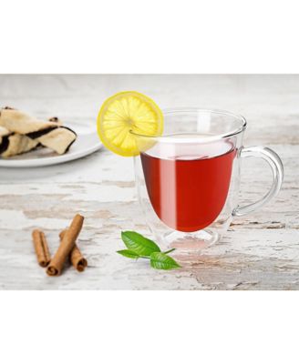 Serene Double Wall Coffee/Tea Glasses Set of 2