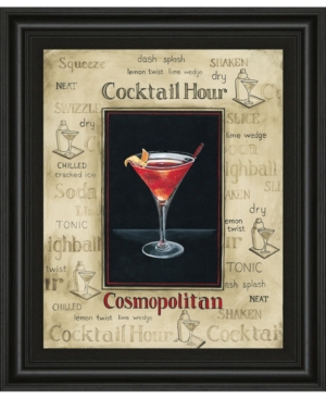 Classy Art Cosmopolitan By Gregory Gorham Framed Print Wall Art, 22" X 26" In Red
