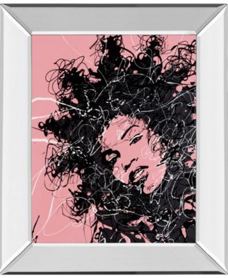 Classy Art Star II by Oksana Leadbitter Mirror Framed Print Wall Art, 22" x 26"