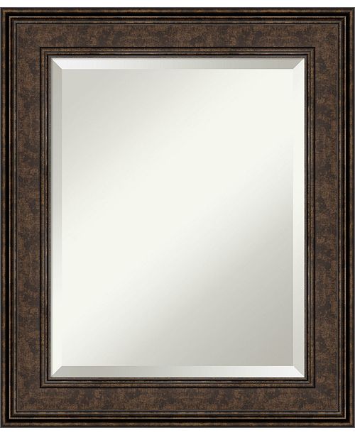 Amanti Art Ridge Framed Bathroom Vanity Wall Mirror 21 5 X 25 50