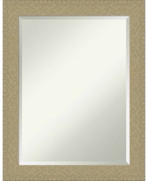 Amanti Art Mosaic Gold-tone Framed Bathroom Vanity Wall Mirror, 22.25" X 28.25"