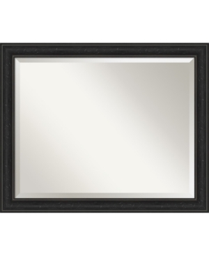 Amanti Art Shipwreck Framed Bathroom Vanity Wall Mirror, 32" X 26" In Black