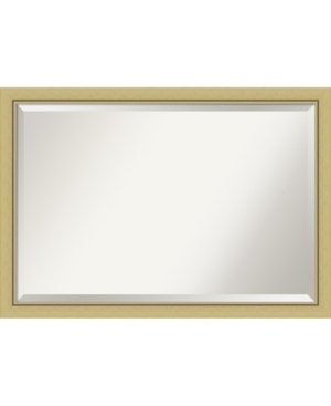Amanti Art Landon Gold-tone Framed Bathroom Vanity Wall Mirror, 39.38" X 27.38"