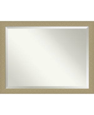 Amanti Art Mosaic Gold-tone Framed Bathroom Vanity Wall Mirror, 44.25" X 34.25"