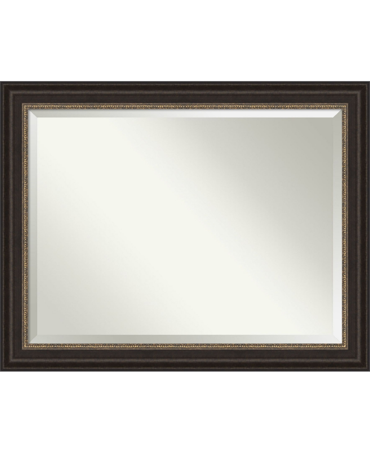 Impact Framed Bathroom Vanity Wall Mirror, 46.25" x 36.25" - Bronze