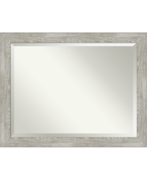 Amanti Art Dove Framed Bathroom Vanity Wall Mirror, 45.88" X 35.88" In Gray