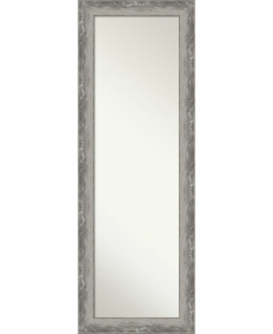 Shop Amanti Art Waveline Silver-tone On The Door Full Length Mirror, 18.38" X 52.38"