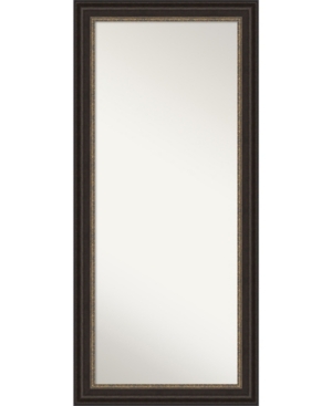 Shop Amanti Art Impact Framed Floor/leaner Full Length Mirror, 30.25" X 66.25" In Bronze