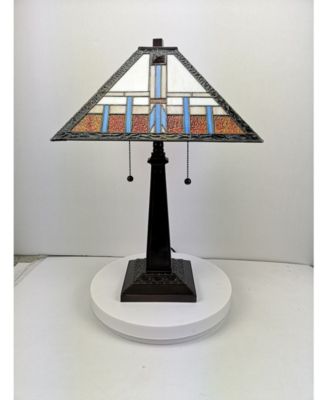 Tiffany Style Mission Table Lamp