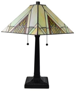 Tiffany Style Mission Table Lamp