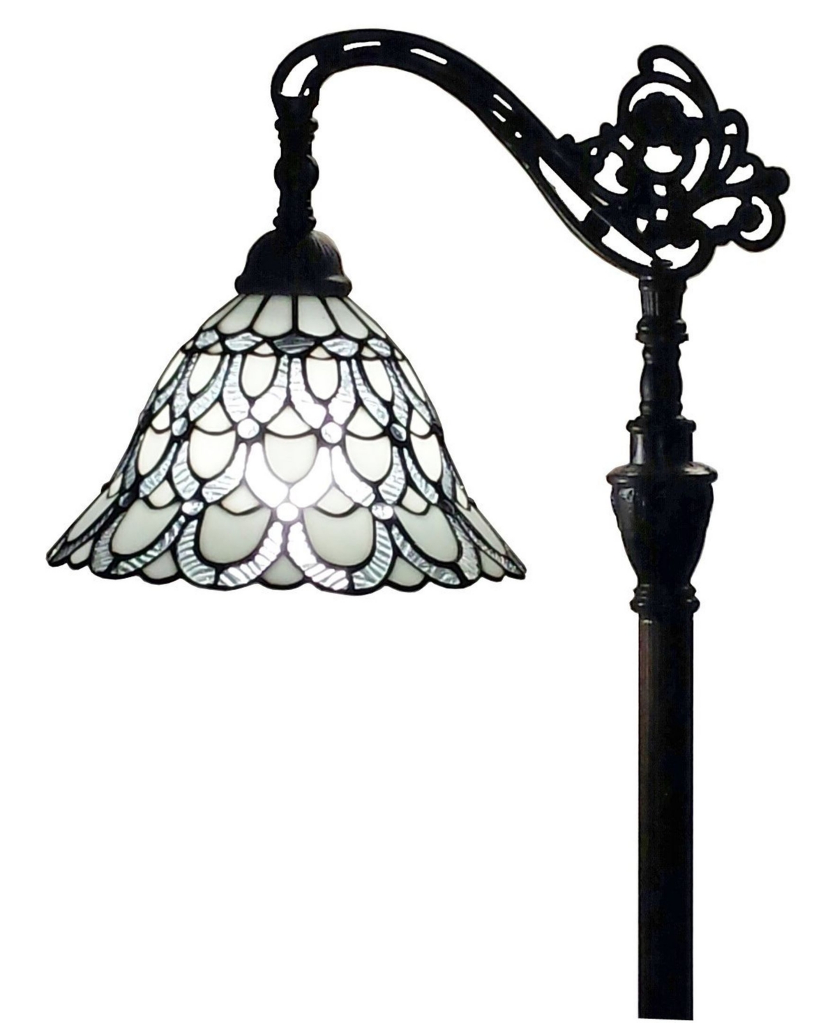 10235994 Amora Lighting Tiffany Style Adjustable Floor Lamp sku 10235994