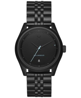 マッハビットV2ブラックラメ MVMT Men's Rise Oath Black Stainless Steel Bracelet Watch 39mm