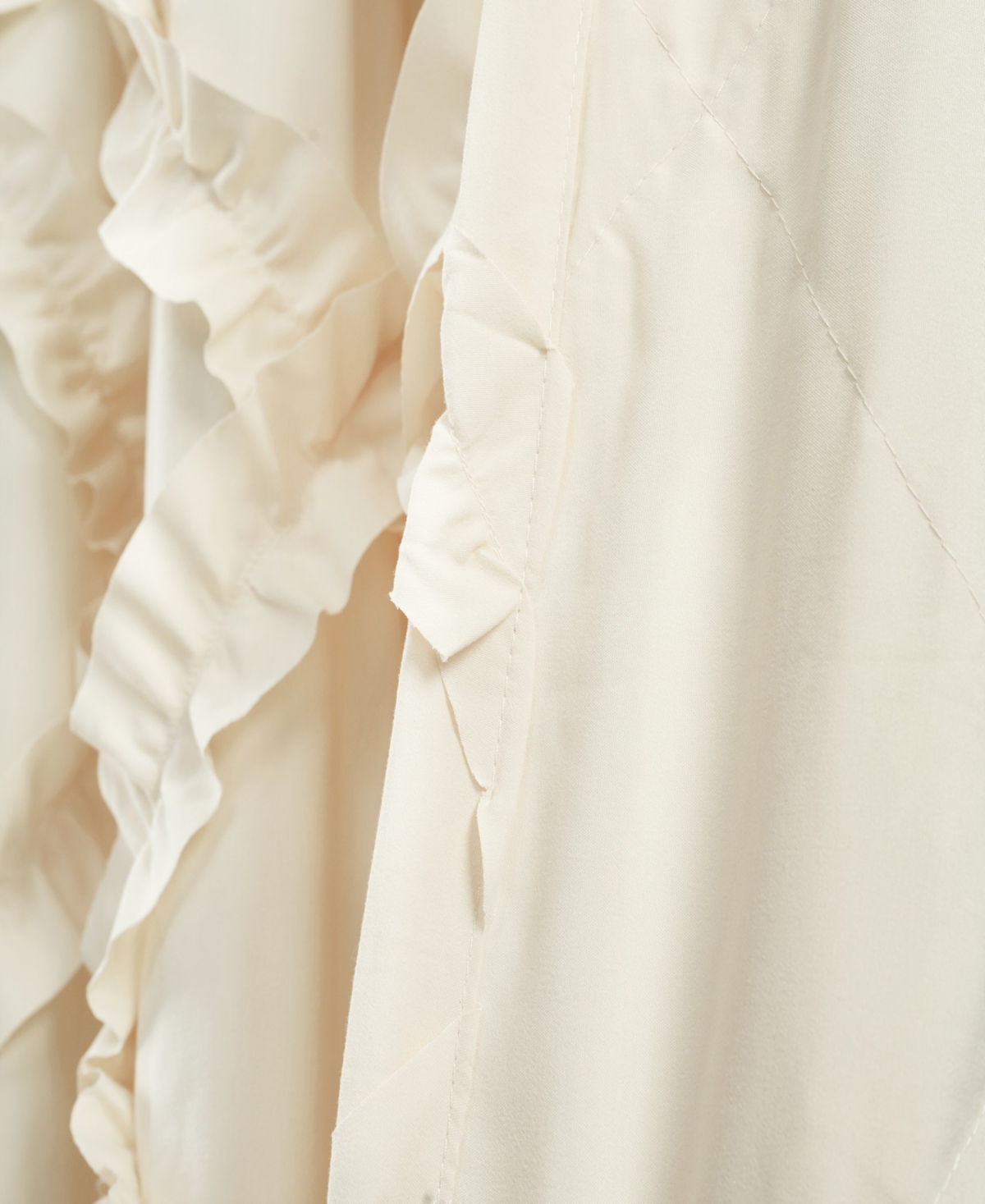 Ruffle Diamond 54" x 95" Curtain Set