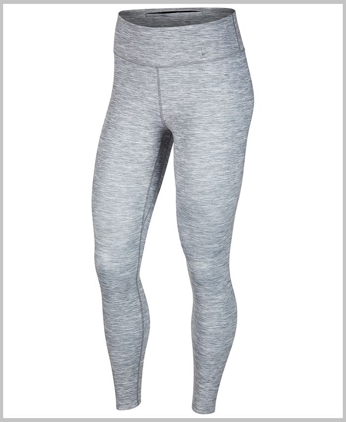 Nike Women's One Luxe Dri-FIT Heathered Leggings & Reviews - Pants ...