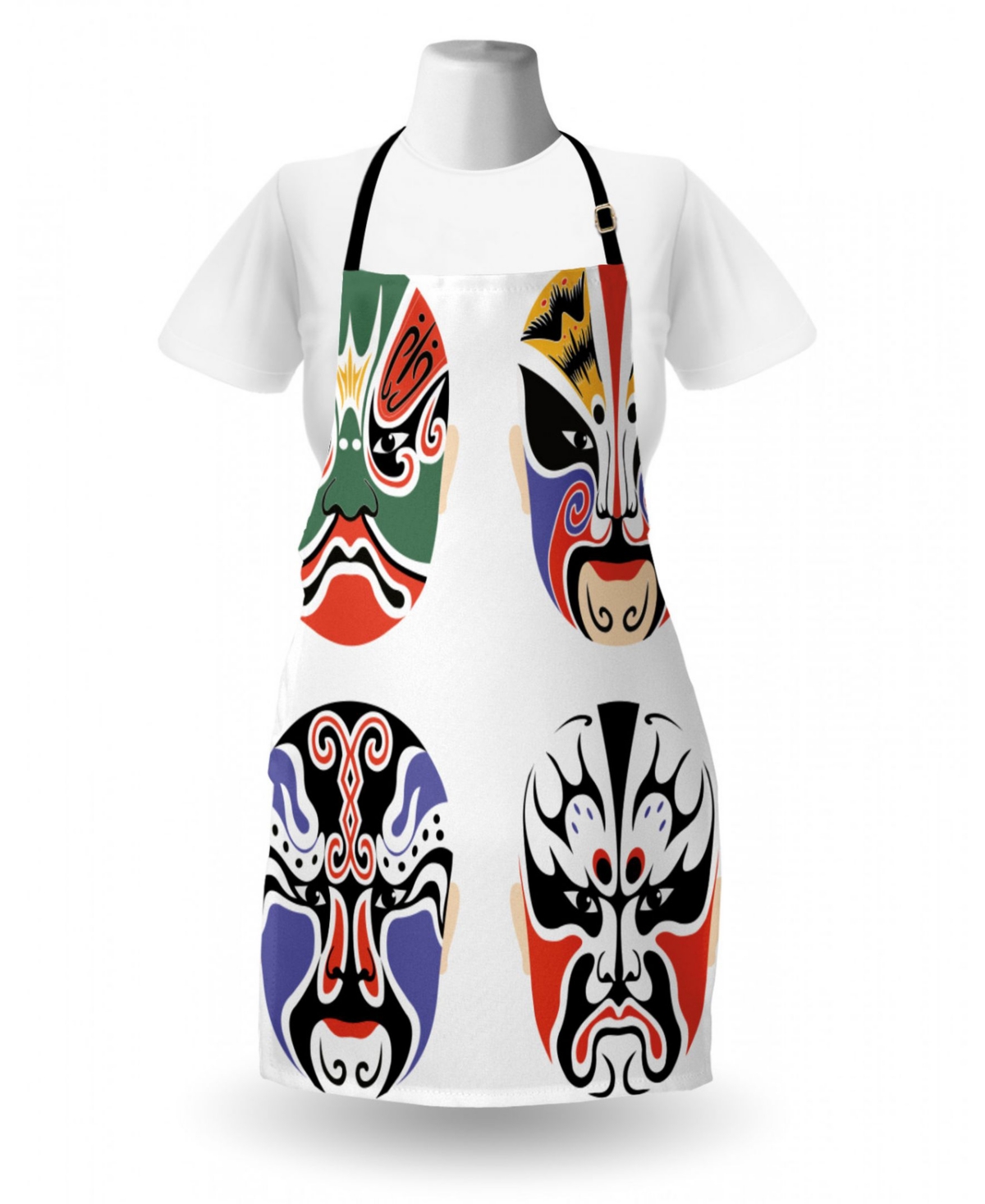 Ambesonne Kabuki Mask Apron