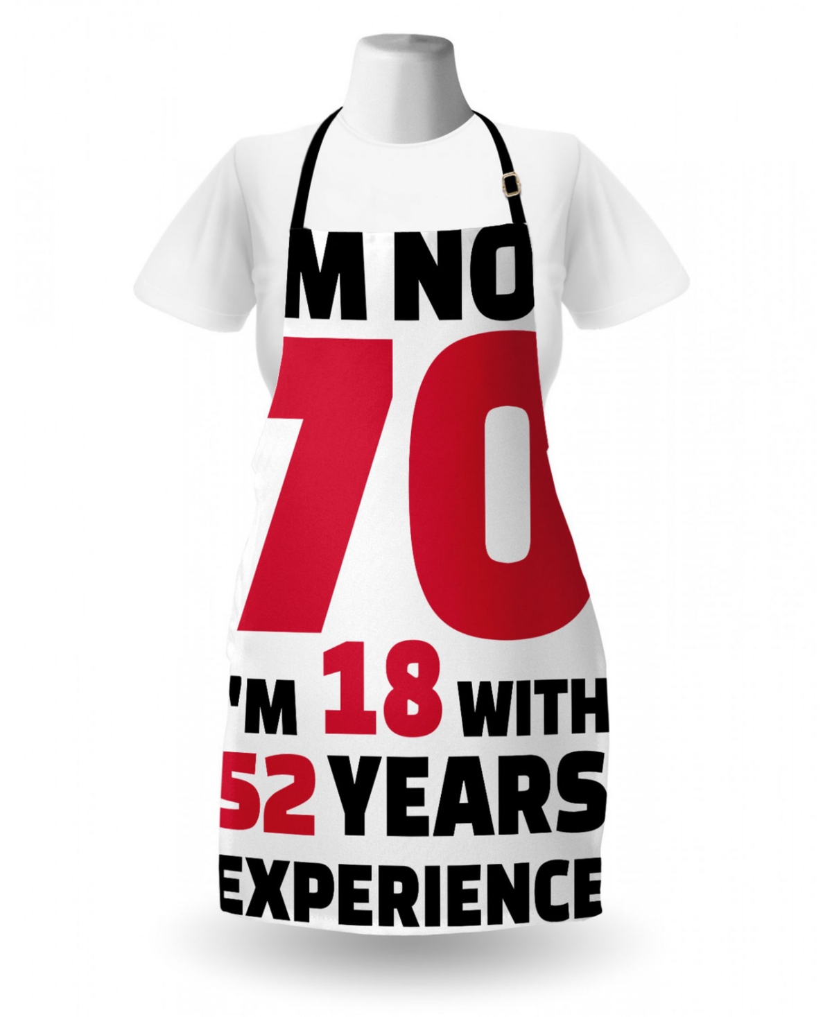 Ambesonne 70th Birthday Apron
