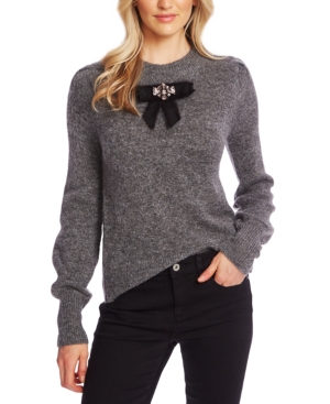 image of CeCe Bow-Detail Sweater