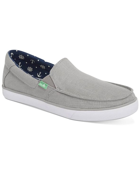 sanuk men's sideline linen 2 loafer flat
