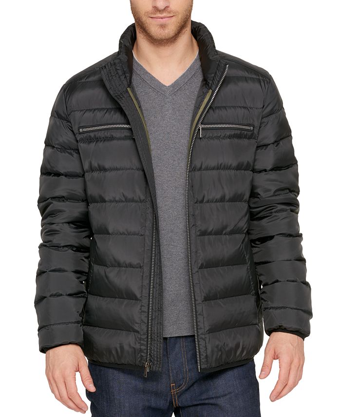 Cole Haan Men's Quilted Zip-Front Jacket - Macy's