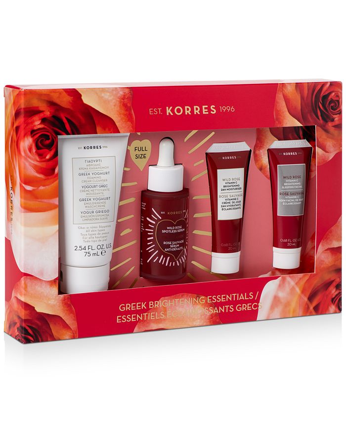 KORRES 4Pc. Natural Greek Brightening Essentials Gift Set Macy's