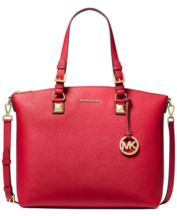 Red Large Michael Kors Handbags - Macy's