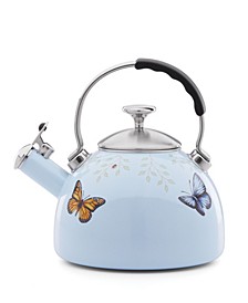 Butterfly Meadow Kitchen  2.5 quart Blue Tea Kettle