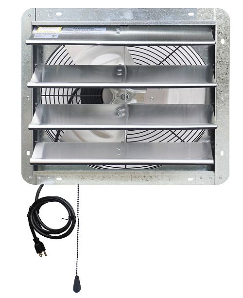 Iliving 16 Shutter Exhaust Attic Garage Grow Fan Ventilation Fan With 3 Speed Thermostat Reviews Wellness Bed Bath Macy S