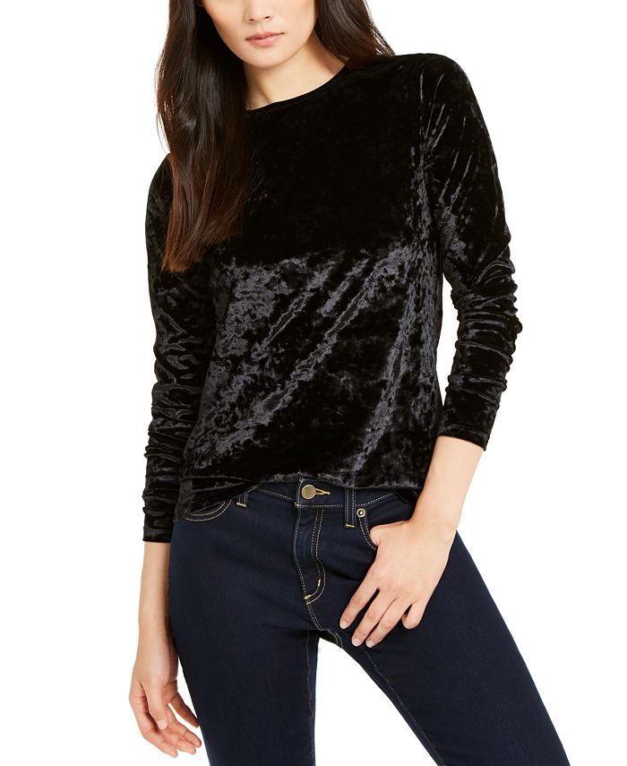 Michael kors velvet on sale top