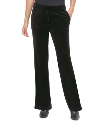 calvin klein velvet pants