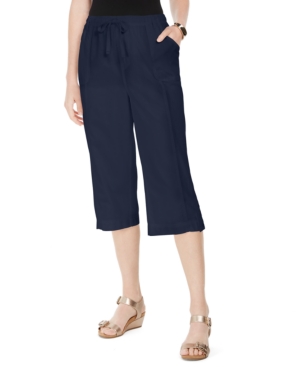 image of Karen Scott Capri Pull-On Pants, Created for Macy-s