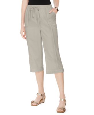 Karen Scott Capri Pull-On Pants, Created for Macy's - Macy's