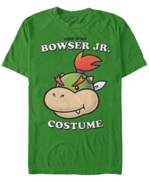Nintendo Men's Super Mario Bowser Jr Halloween Costume Short Sleeve T-Shirt