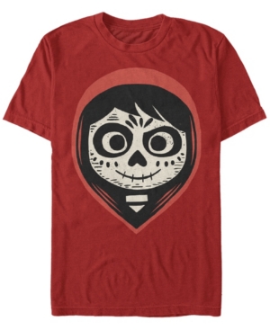 Disney Pixar Men's Coco Miguel Sugar Skull Big Face Short Sleeve T-Shirt