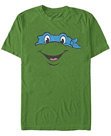 Nickelodeon Teenage Mutant Ninja Turtles Leonardo Big Face Short Sleeve T-Shirt