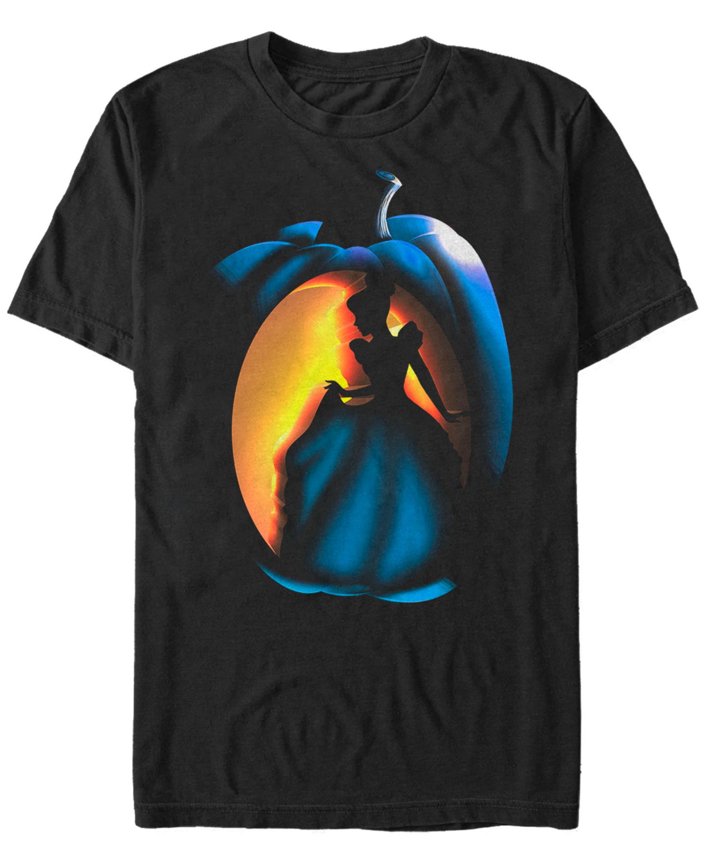 Мужская футболка Fifth Sun Disney Cinderella Carved Pumpkin Short Sleeve, цвет: Чёрный — фото 1