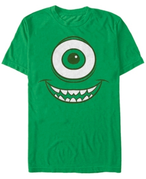 Disney Pixar Men's Monsters Inc Mike Wazowski Big Face Costume Short Sleeve T-Shirt