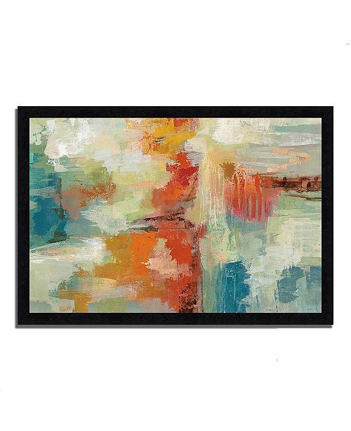 Tangletown Fine Art Coral Reef By Silvia Vassileva Framed Painting